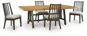 Galliden Extension Dining Table and 4 Chairs