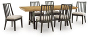 Galliden Extension Dining Table and 6 Chairs