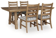 Ridgester Extension Dining Table and 4 Chairs