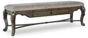 Maylee Extension Dining Table, 4 Chairs and Bench