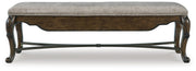 Maylee Dining Table, 6 Chairs and Bench