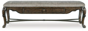 Maylee Dining Table, 2 Chairs and Bench