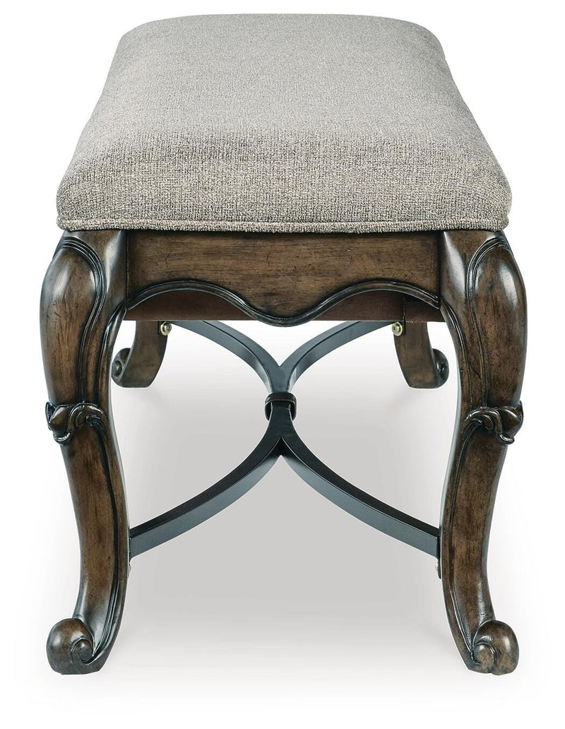 Maylee Dining Table, 2 Chairs and Bench