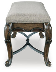 Maylee Dining Table, 6 Chairs and Bench