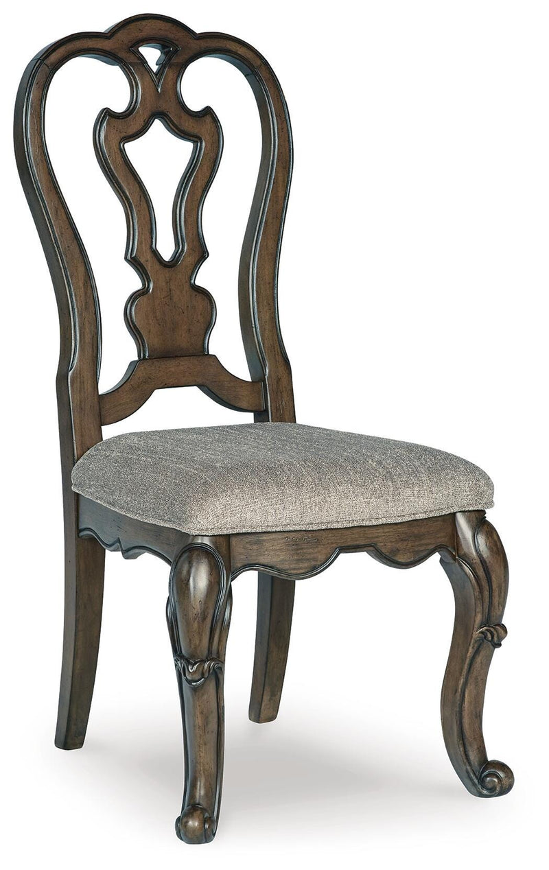 Maylee Dining Table, 6 Chairs and Bench