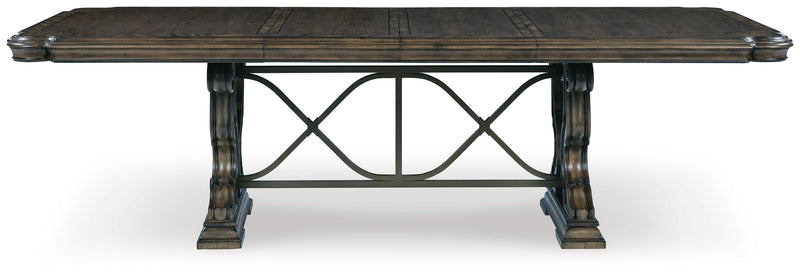 Maylee Dining Table with 6 Chairs and Buffet and Hutch
