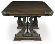 Maylee Dining Table with 6 Chairs and Buffet and Hutch