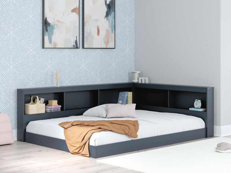 Simmenfort Full Bookcase Storage Bed