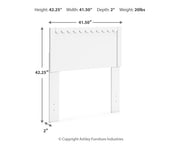 Hallityn Twin Panel Headboard