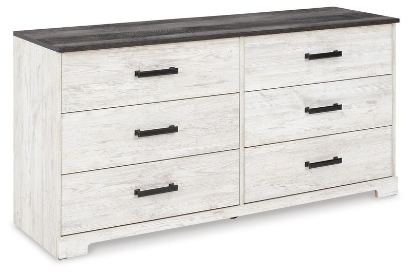 Shawburn Dresser and 2 Nightstands