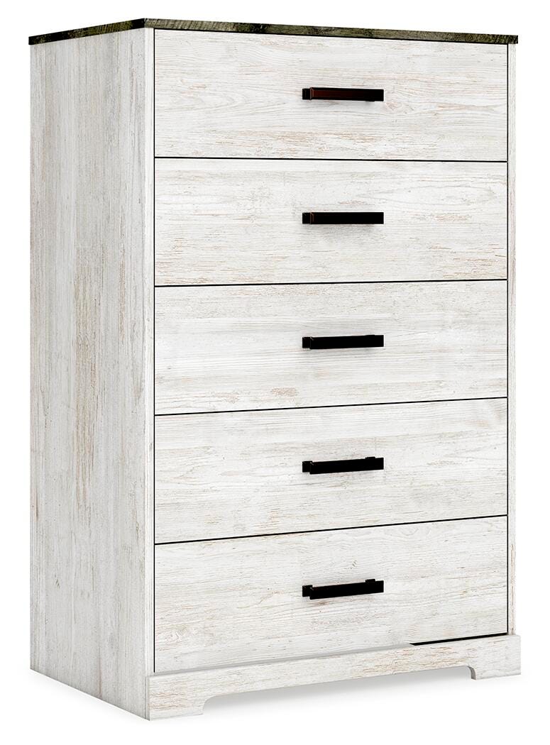 Shawburn Full Panel Bed with Chest