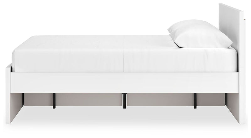 Onita Queen Panel Platform Bed with 1 Side Storage
