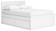 Onita Full Panel Platform Bed with 1 Side Storage