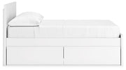 Onita Full Panel Platform Bed with 1 Side Storage
