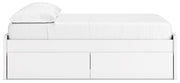 Onita Full Platform Bed with 1 Side Storage
