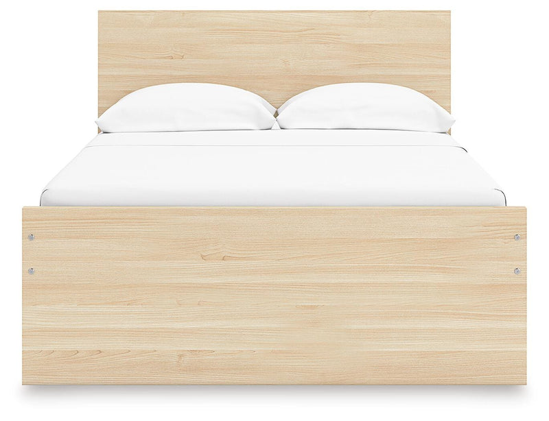 Onita Full Panel Platform Bed with 1 Side Storage