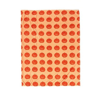 Halloween Plush Throws Pumpkin - Bullseye's Playground