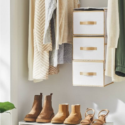 31'' Stackable Shelf White - Brightroom