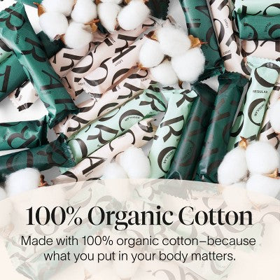 Cora Organic Cotton Mix Pack Tampons - Super/Super Plus - 32ct