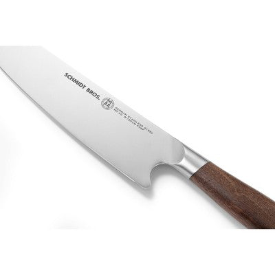 Schmidt Bros 14pc Knife Block Set Delta: Stainless Blades, Wood Handles, Sharpener & Knives