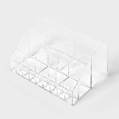 Clear Ribbed Acrylic Makeup Organizer - Threshold™