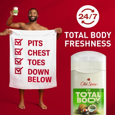 Old Spice Whole Body Deodorant for Men - Fiji - 3oz