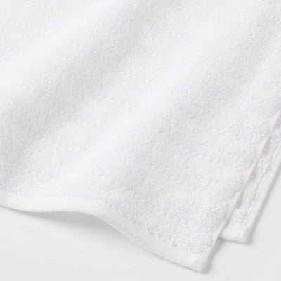 Performance Plus Bath Towel White Striped - Threshold