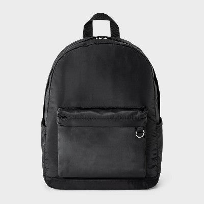 Nylon Collegiate Dome Backpack - Wild Fable Black