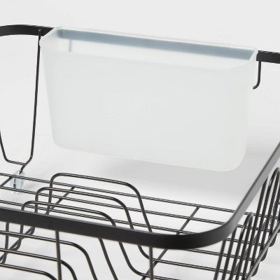 Small Steel Dish Drainer Black - Brightroom