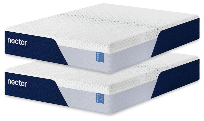 Nectar Classic Memory Foam 2 Twin XL Mattresses