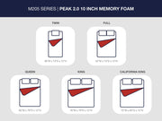 Peak 2.0 12 Memory Foam Full Mattress