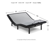 Chime 8 Inch Memory Foam King Mattress and Adjustable Base