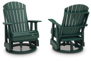 Shell Beach Outdoor Swivel Glider Chair