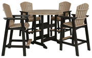 Fairen Trail Outdoor Counter Height Dining Table with 2 Barstools