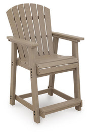 Seacliff Beach Outdoor Counter Height Bar Stool (Set of 2)