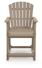 Seacliff Beach Outdoor Counter Height Bar Stool (Set of 2)