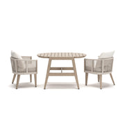 Ivory Vine Outdoor Table/Chairs (Set of 3)