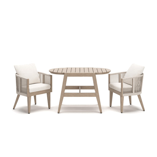 Ivory Vine Outdoor Table/Chairs (Set of 3)