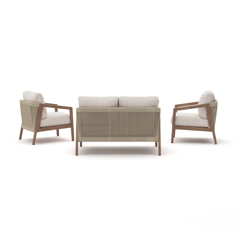 Nature Lane Outdoor Sofa/Chairs/Table (Set of 4)