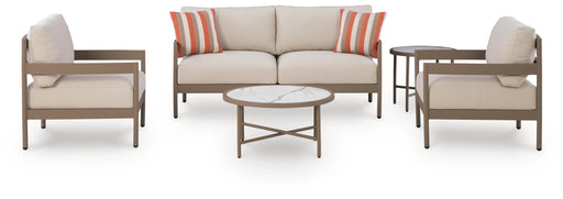 Bluff Trail Outdoor Love/Chairs/Tables Set (Set of 5)