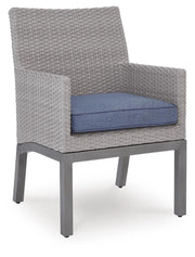 Half Moon Beach Outdoor Arm Chair with Cushion (Set of 2)