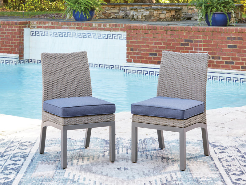 Half Moon Beach Outdoor Side Chair with Cushion (Set of 2)