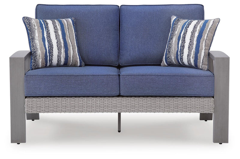 Half Moon Beach Outdoor Loveseat with Cushion