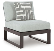 Beachloft Outdoor Armless Chair with Cushion
