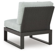 Beachloft Outdoor Armless Chair with Cushion