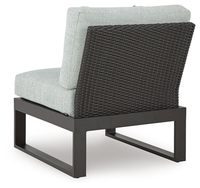 Beachloft Outdoor Armless Chair with Cushion