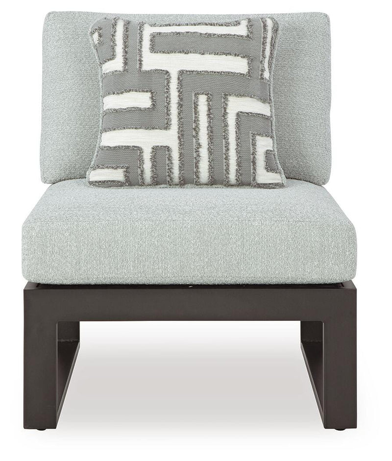 Beachloft Outdoor Armless Chair with Cushion
