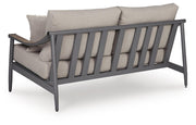 Ocean Beach Outdoor Loveseat with Cushion