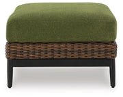 Horizon Hall Outdoor Sofa, 2 Lounge Chairs and 2 Ottomans