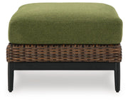 Horizon Hall Outdoor Sofa, 2 Lounge Chairs and 2 Ottomans